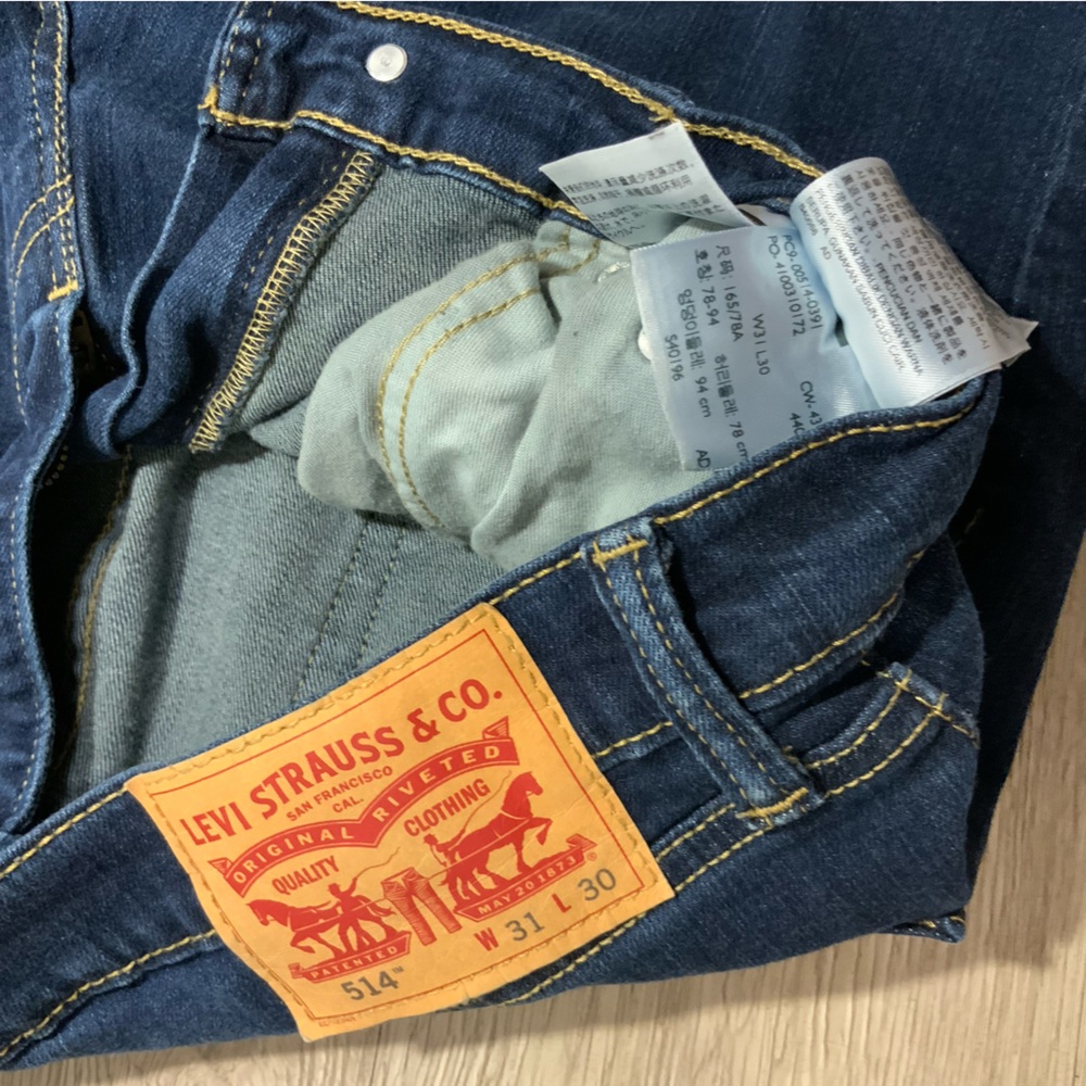 514 Levi’s Denim Jeans Men - Dark Blue - Picture 5 of 5